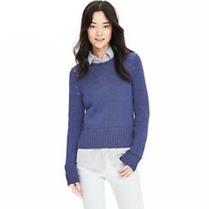 Banana Republic Metallic Pullover Sweater💜